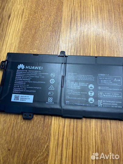 Аккумулятор для ноутбука huawei MateBook D16