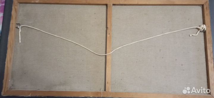 Картина маслом холст 70х годов