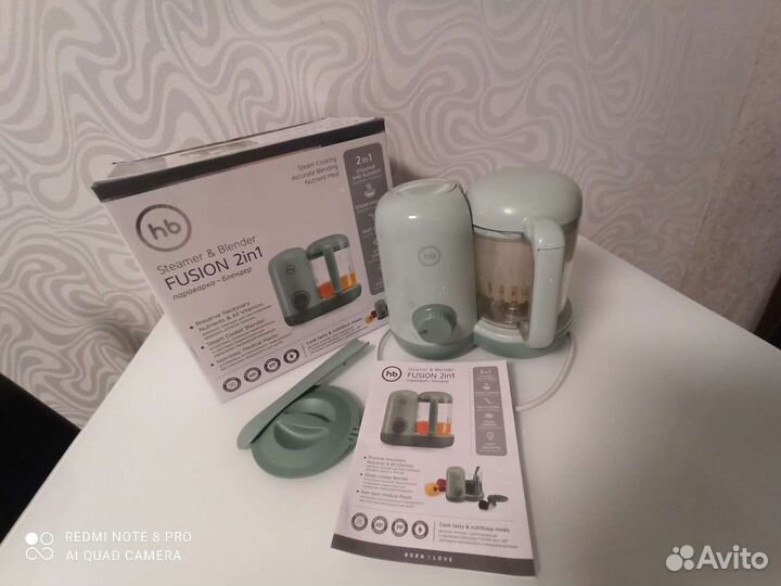 Пароварка блендер happy baby