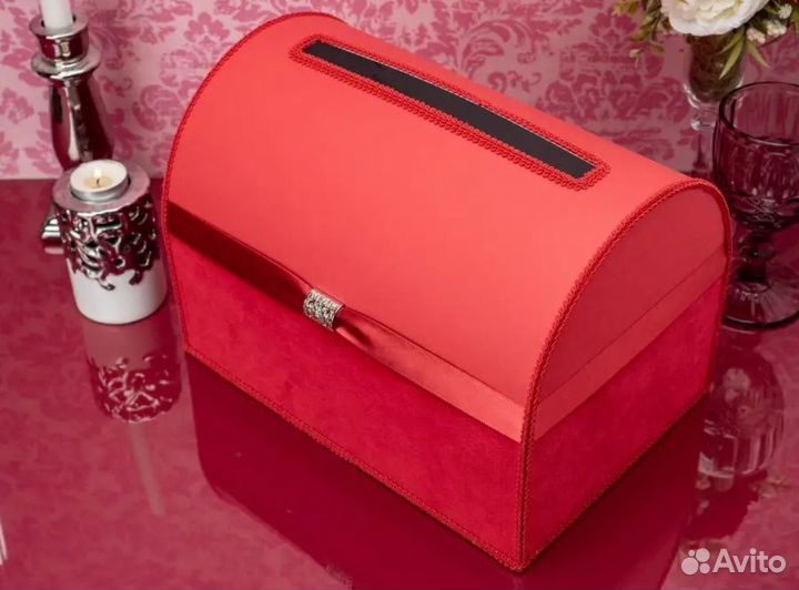 Свадебная коробка для денег