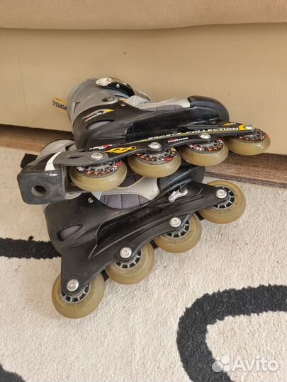 Роликовые коньки детские раздвижные, р.31-34
