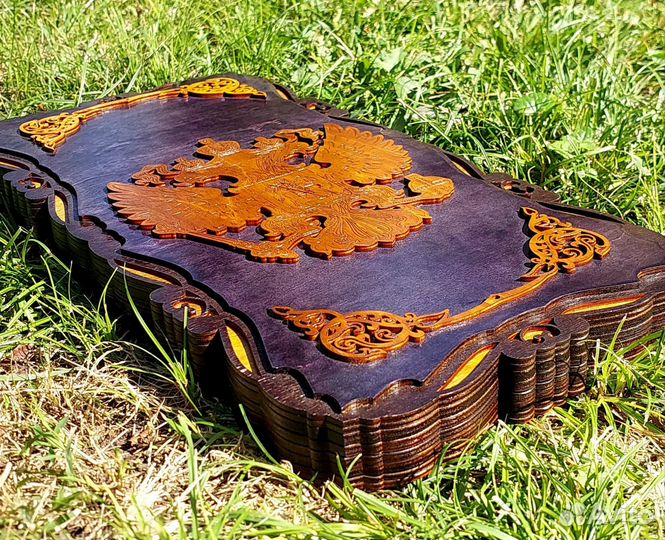 Нарды со стеклом на игровом поле