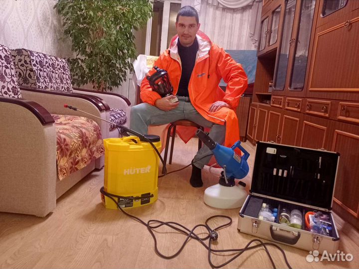 Санобработка травить клопов, уничтожение тараканов