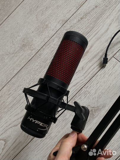 Микрофон hyperx quadcast s