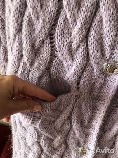 Кардиган коса с капюшоном,S-L,Польша