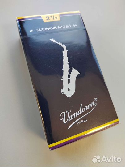 Vandoren ClassicBluе 2,5 трости для альт саксофона