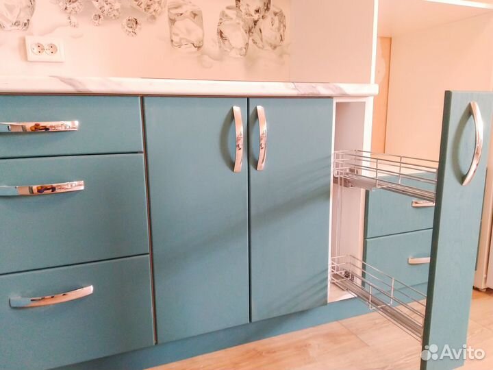 Кухонный гарнитур. Угловая кухня глянец ксп:30712