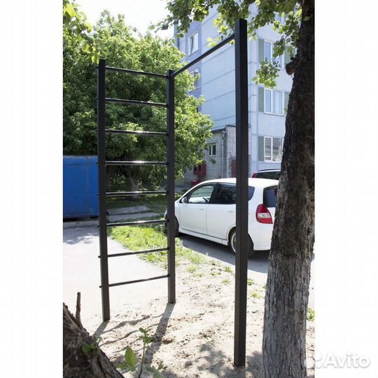 Уличная шведская стенка с кронштейном RT1 оранж