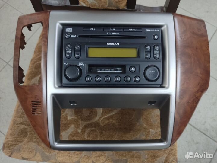 Магнитола с рамкой Ниссан patrol Y61