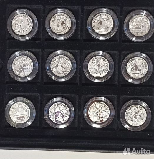 Набор серебряных медалей