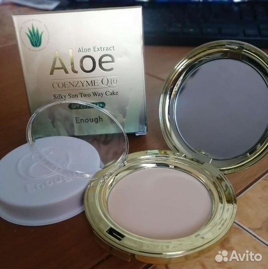 Пудра дл лица матирующая с Q10 и алоэ (Корея)