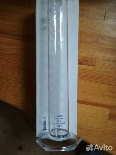 Колба цилиндрическая ваза мензурка