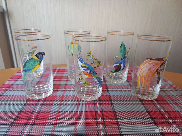 Хрустальные стаканы богемия