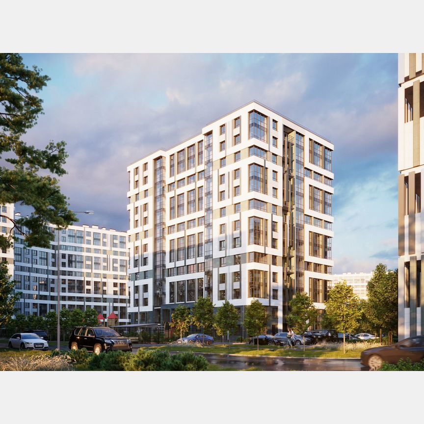 Квартира-студия, 28,7 м², 12/13 эт.