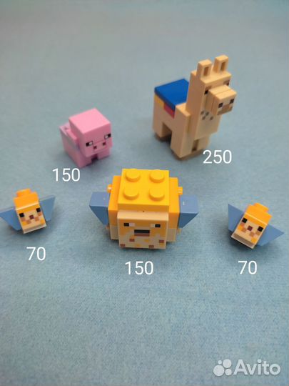Lego Minecraft минифигурки 80шт. Лот №7