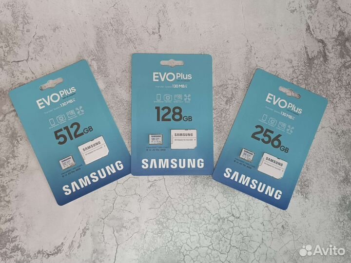 Samsung 128,256,512gb Evo Plus Microsd