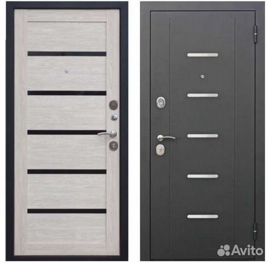 Дверь входная Гарда муар царга, 7,5 см