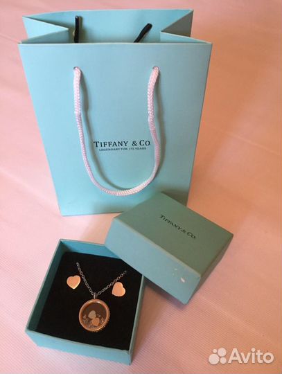 Набор Tiffany&Co серьги подвеска