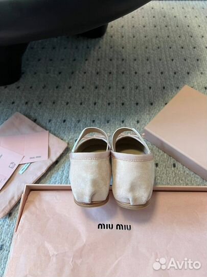 Балетки MIU MIU