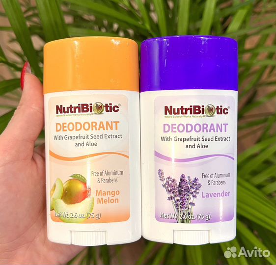 Дезодорант NutriBiotic, 75 г