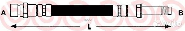 Шланг торм.пер.VW sharan/ford galaxy/seat alham