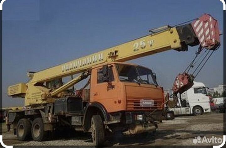 Аренда и услуги автокрана, 25 т, 28 м