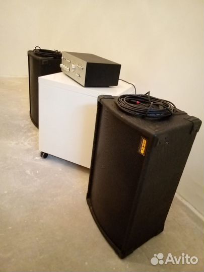 Концертная акустическая система. Усилитель колонки