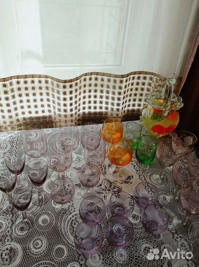 Бокал,фужер цветное стекло