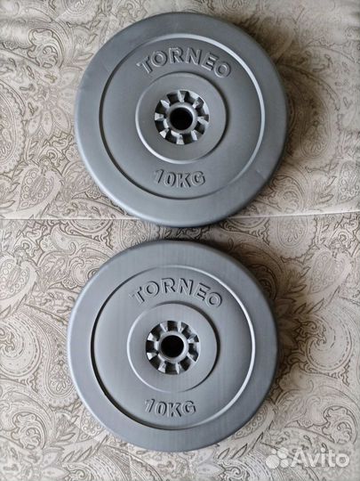 Блины 20 кг и 10 кг для штанги