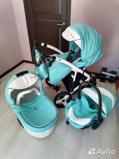 Коляска camarelo 3 в 1