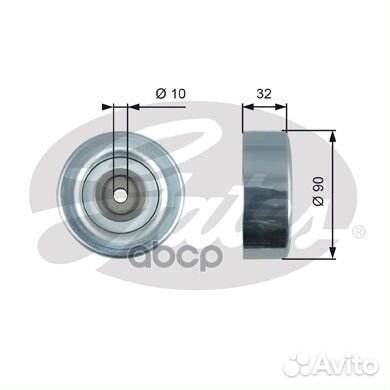 MD368209 Ролик руч.ремня mitsubishi pajero IV 2
