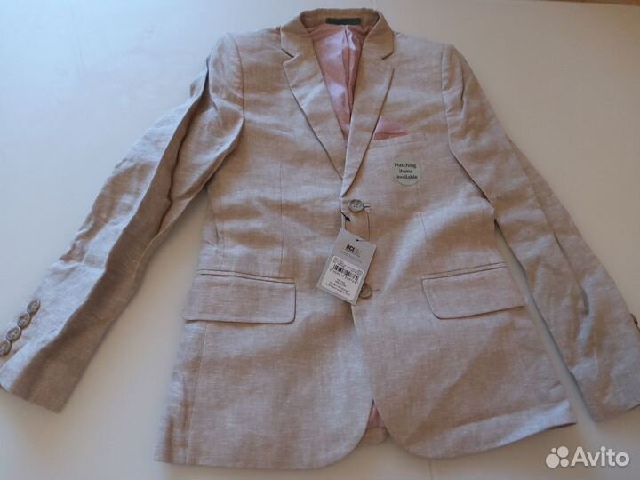 Пиджак новый для мальчика 140 (10 лет)