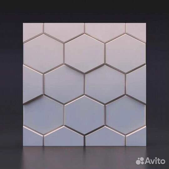 Гипсовая 3D панель 