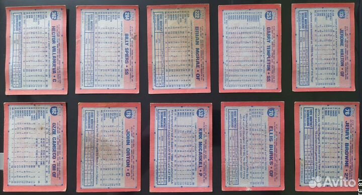 Карточки Бейсбол / Футбол 90-е