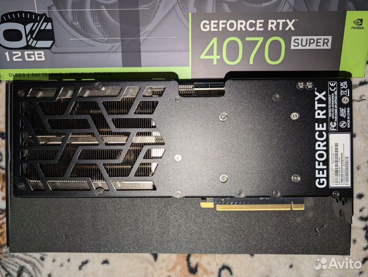 RTX 4070 Super Palit JetStream OC 12Gb GeForce