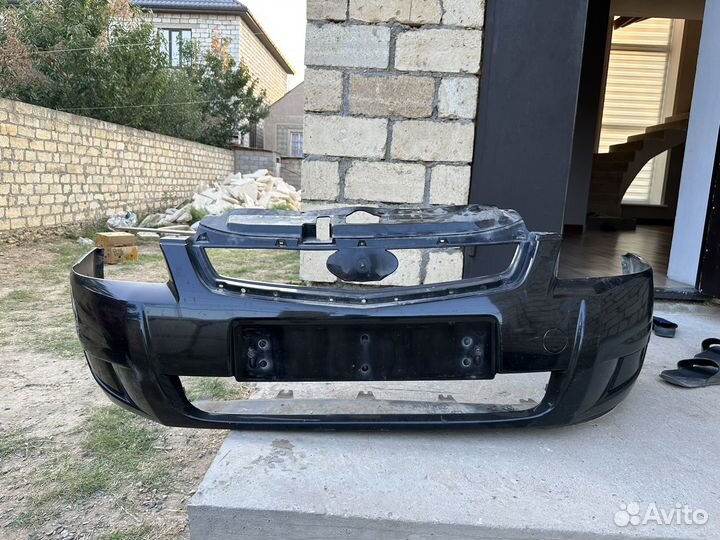 Задний бампер priora 2 бу черный