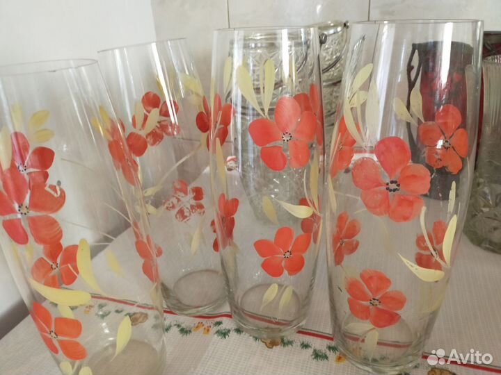 Вазы, конфетницы,графин СССР