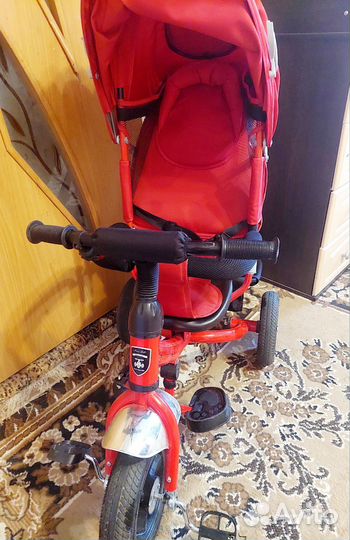 Велосипед с родительской ручкой. торг