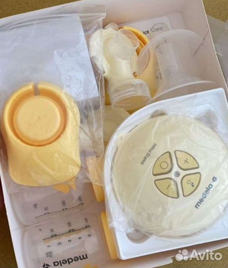 Молокоотсос medela swing maxi, система докорма