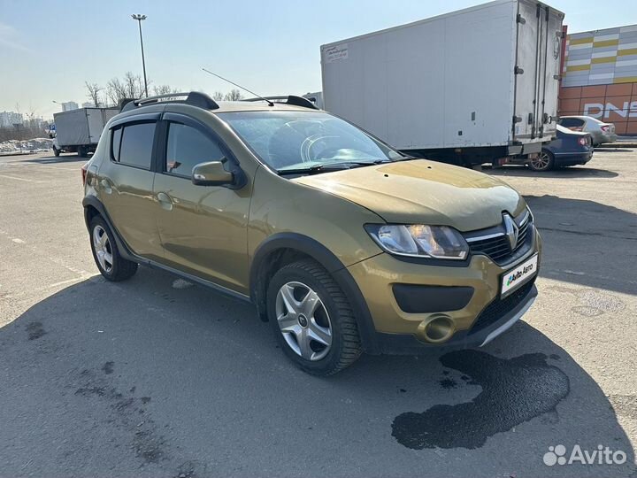 Renault Sandero Stepway 1.6 МТ, 2018, 336 500 км