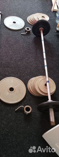 Штанга гриф блины бу