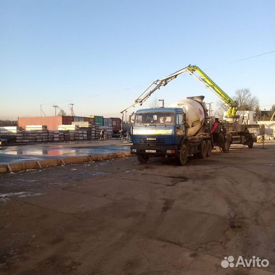 Бетон. Раствор. Услуги бетононасоса