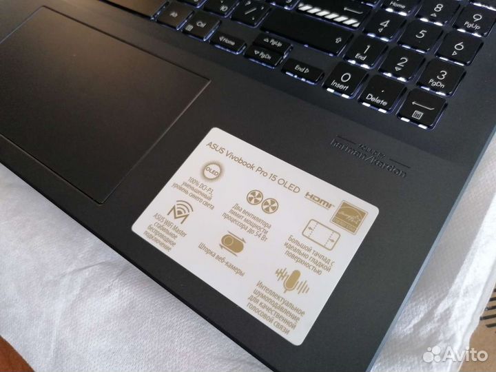 Asus VivoBook Pro 15 Oled Ryzen 7 5800H RTX 3050