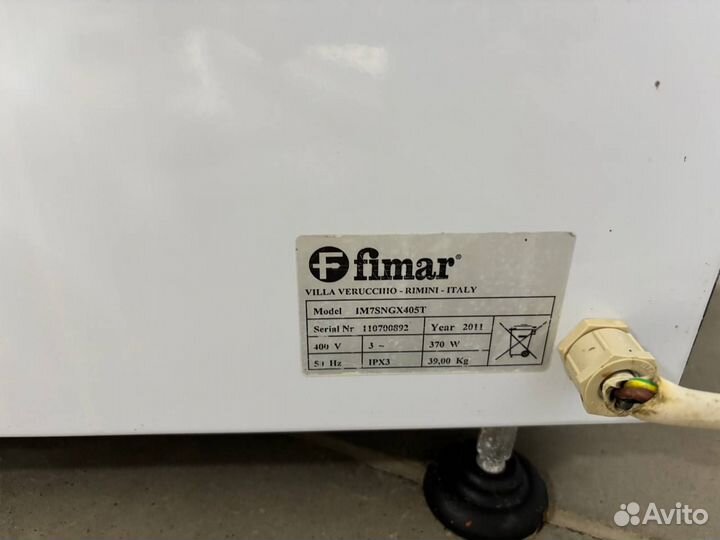 Тестомес спиральный Fimar 7/SN 380V