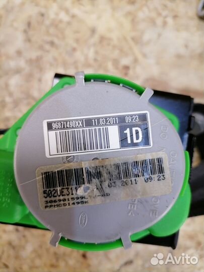 Ремень безопасности правый Citroen C4 B7