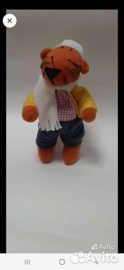 Мягкая игрушка ворона,мышка и тигр