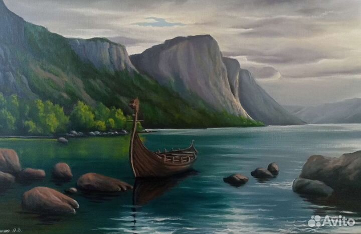 Картина маслом пейзаж 