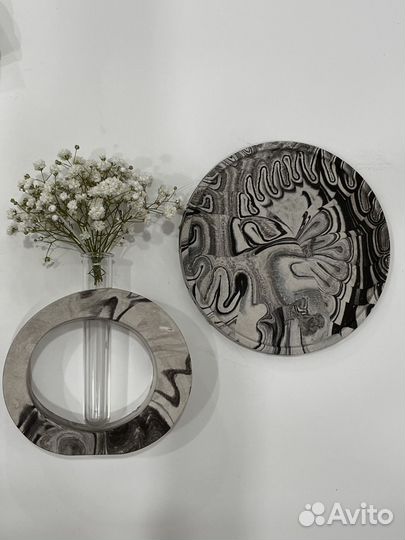 Поднос из гипса