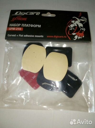 Набор плоских и изогнутых клеящихся платформ