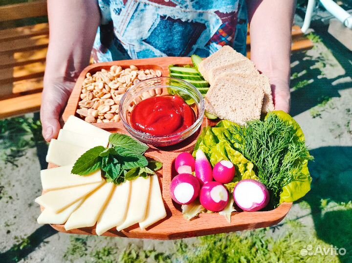 Менажница деревянная